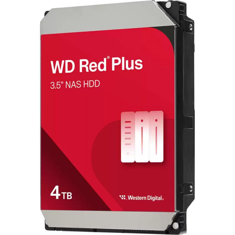 WD Red Plus NAS-Festplatte, 4 TB 6 GB