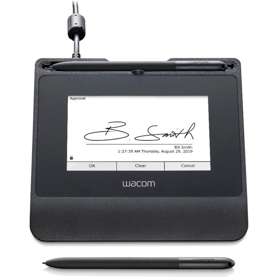Wacom 5-inch color Signature Pad STU-540 Negro - Imagen 2