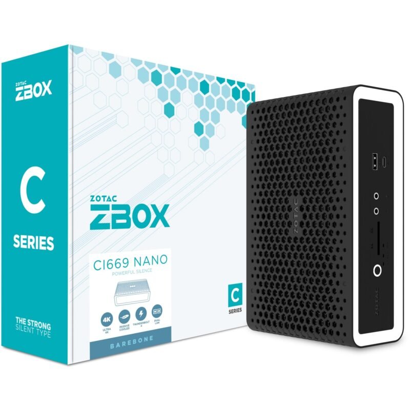ZOTAC ZBOX CI669 nano Negro