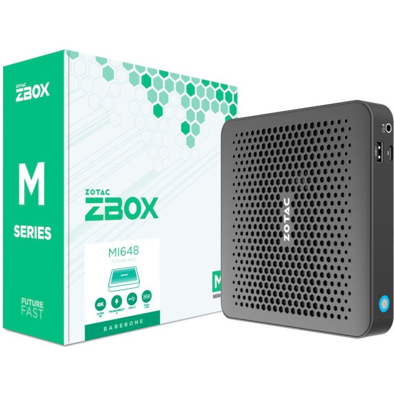 ZOTAC ZBOX edge MI648 Negro