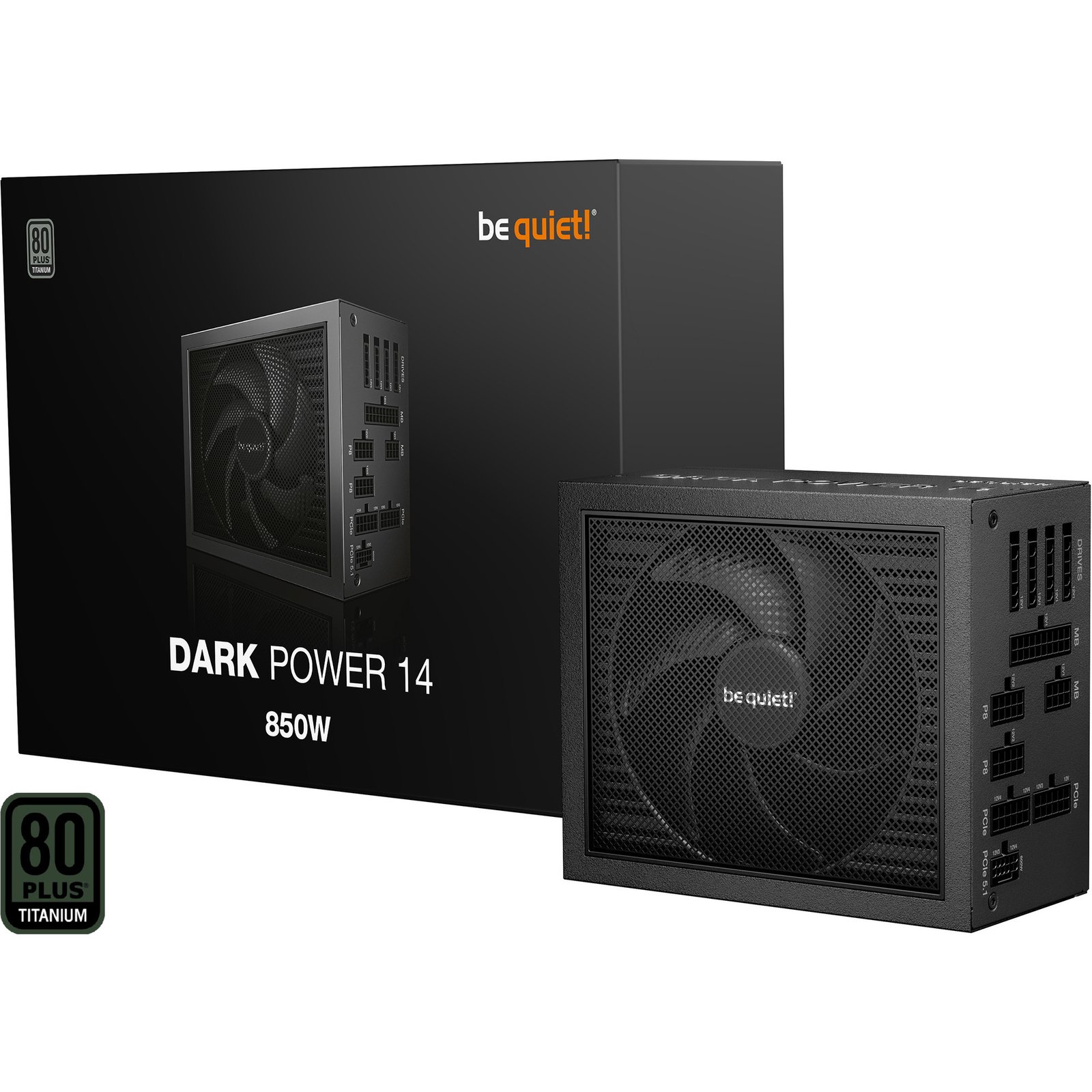 be quiet! DARK POWER 14 850W Negro