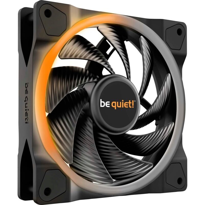 be quiet! Light Wings PWM 120 mm high-speed Negro