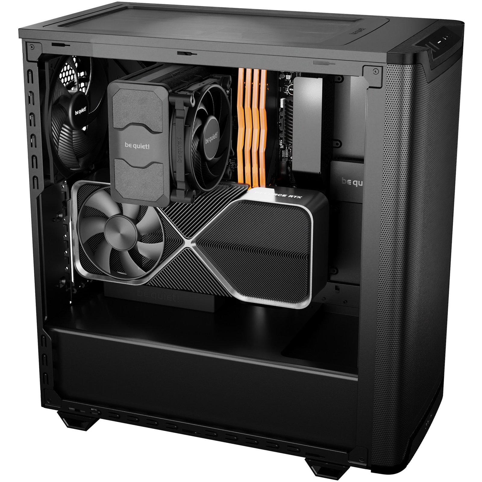 be quiet! PURE BASE 501 Airflow Window Negro - Imagen 3