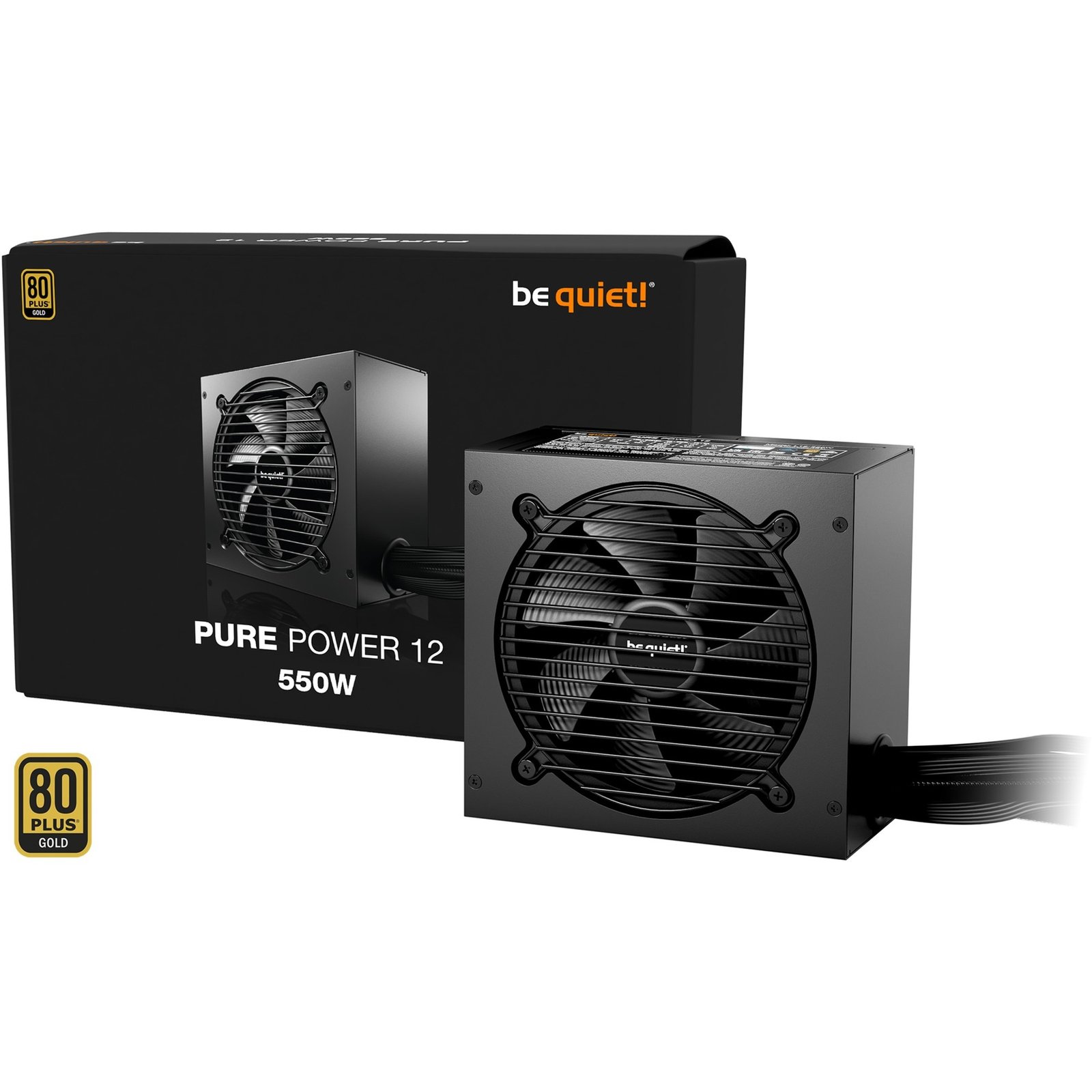 be quiet! Pure Power 12 550W Negro