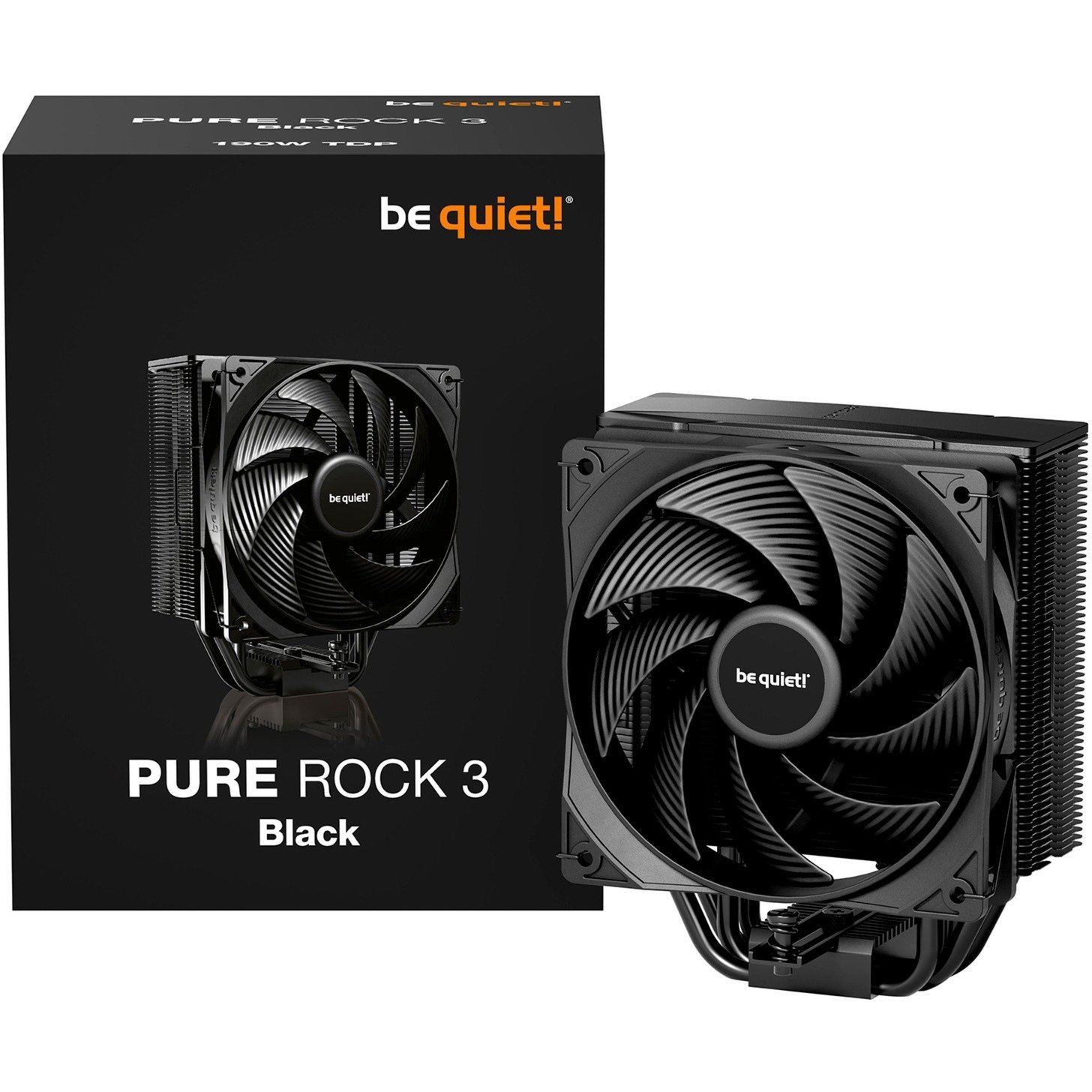 be quiet! Pure Rock 3 Black Negro