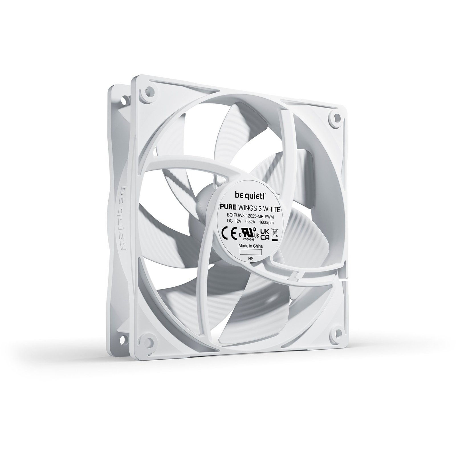 be quiet! Pure Wings 3 120mm PWM Blanco - Imagen 2