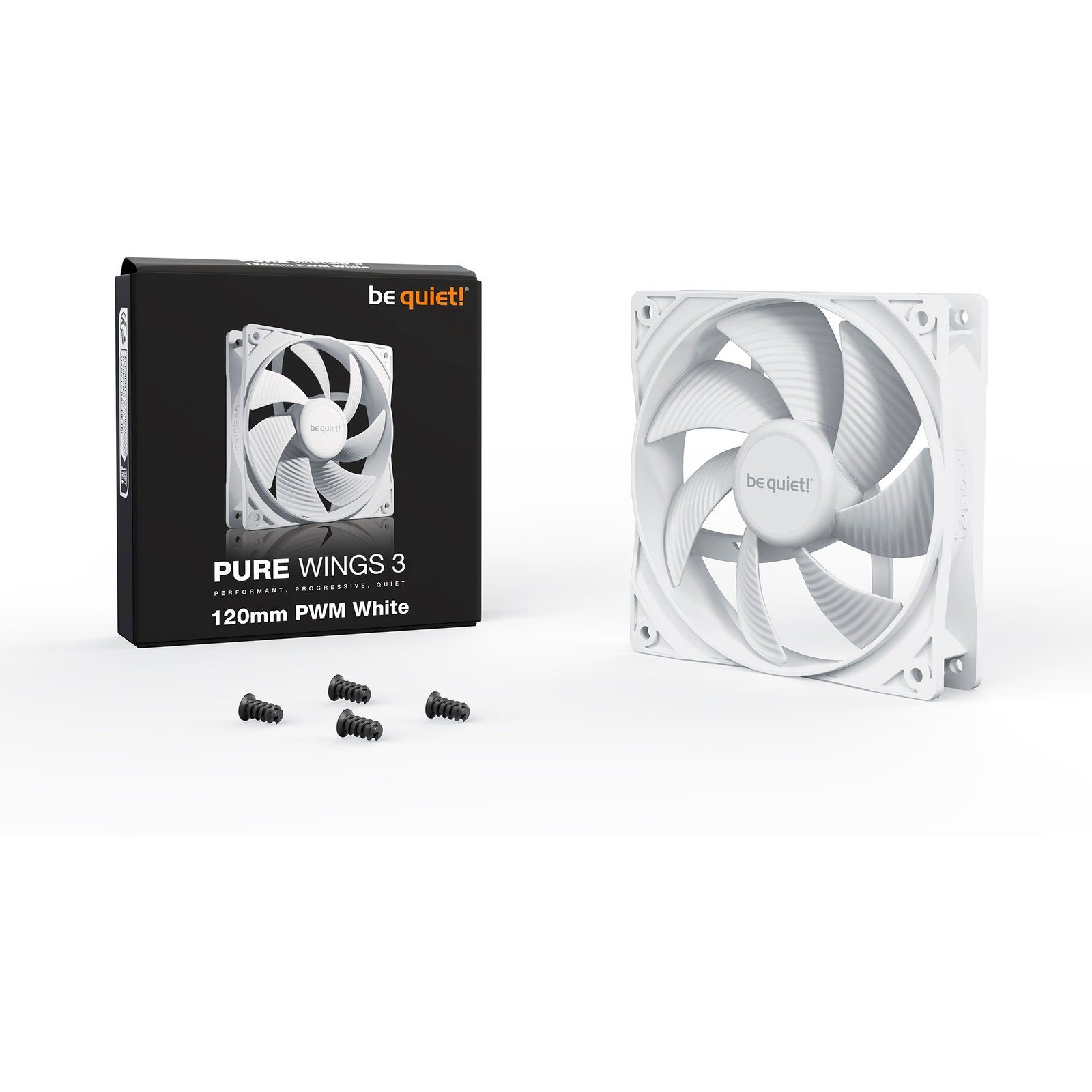 be quiet! Pure Wings 3 120mm PWM Blanco - Imagen 3