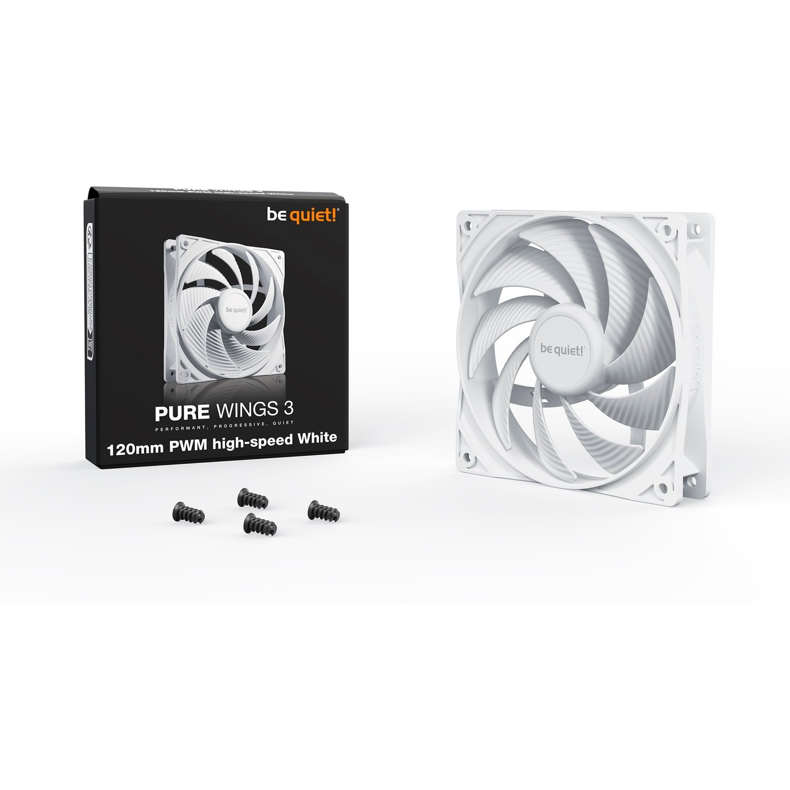 be quiet! Pure Wings 3 120mm PWM high-speed Blanco - Imagen 3