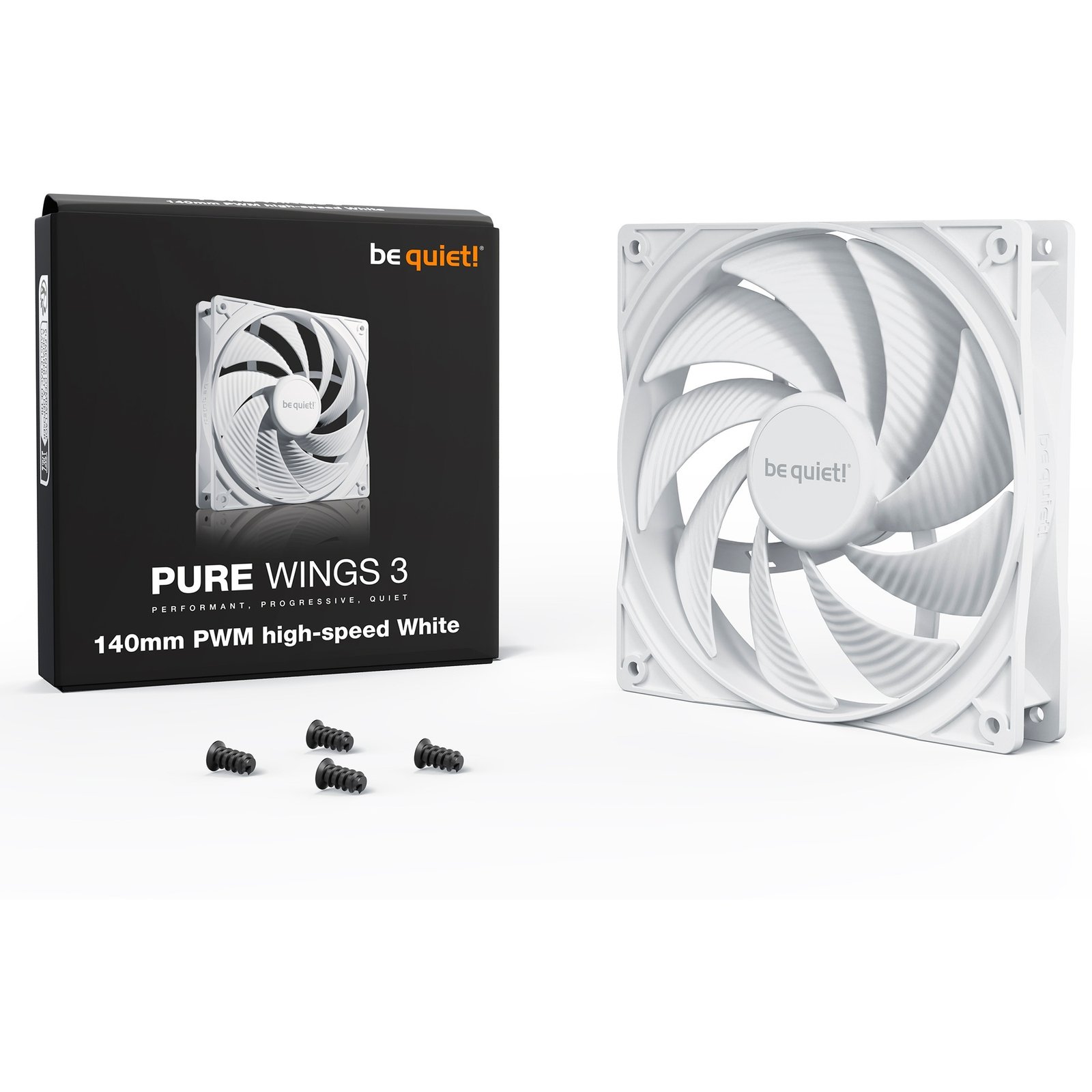 be quiet! Pure Wings 3 140mm PWM high-speed Blanco - Imagen 3