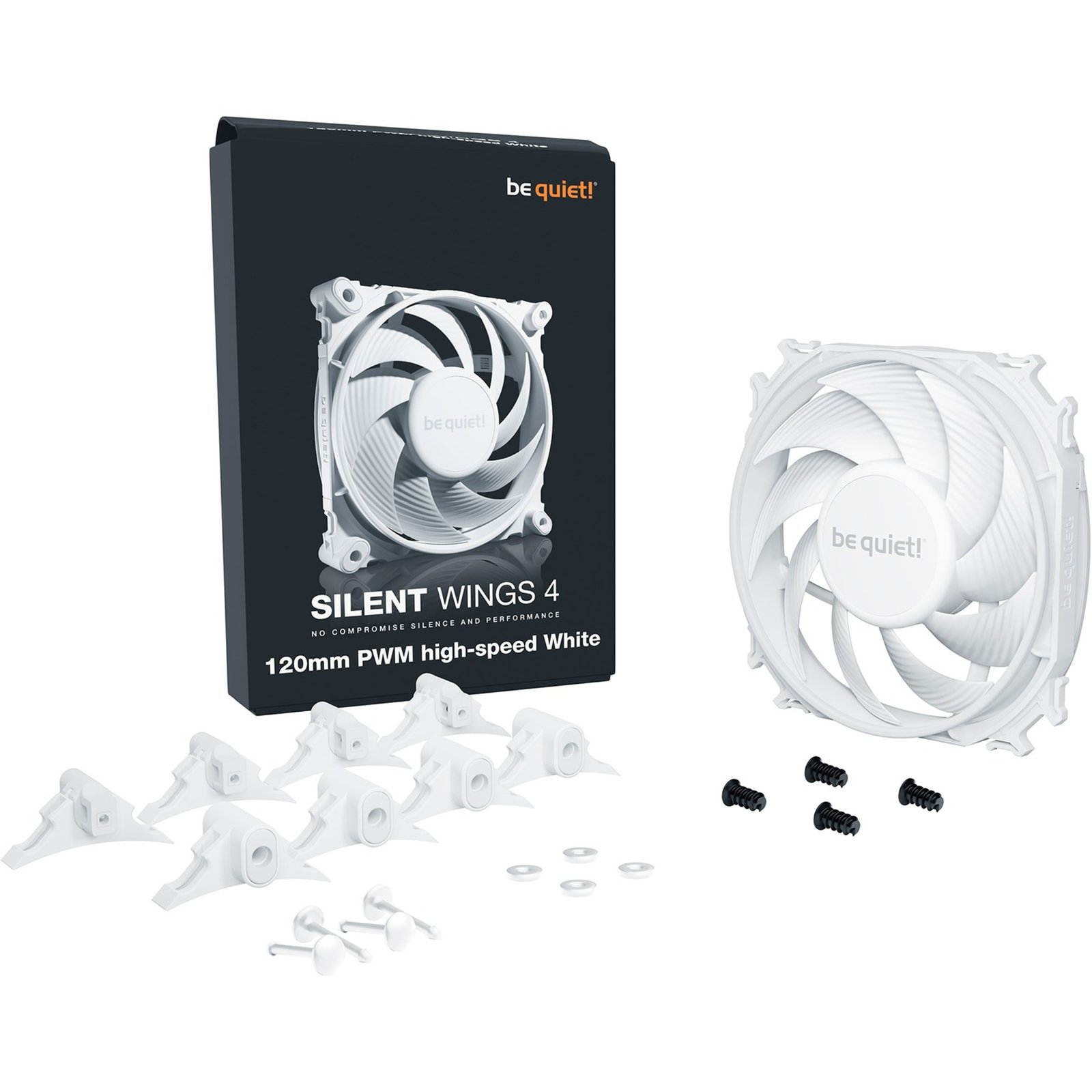 be quiet! Silent Wings 4 120mm PWM high-speed White Blanco - Imagen 4