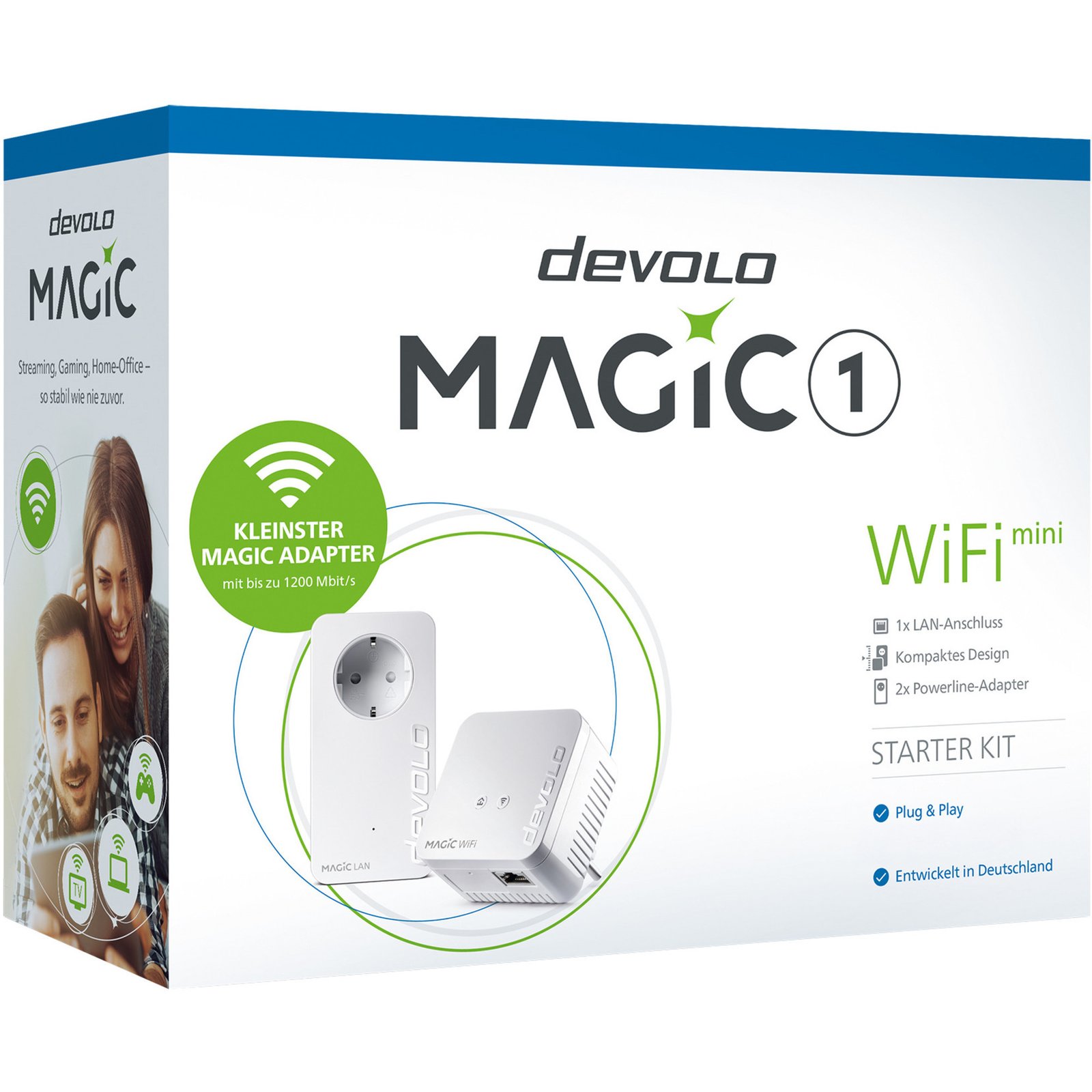 devolo Magic 1 WiFi 2-1-2 Starter Kit mini