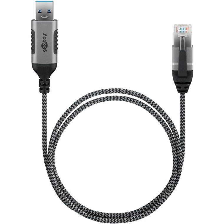 goobay Ethernet-Adapterkabel USB-A 3.2 Gen1 > RJ-45 Negro - Imagen 3