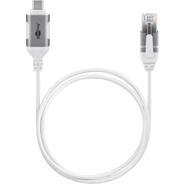 goobay Ethernet-Adapterkabel USB-C 3.2 Gen2 > RJ-45 Blanco - Imagen 3