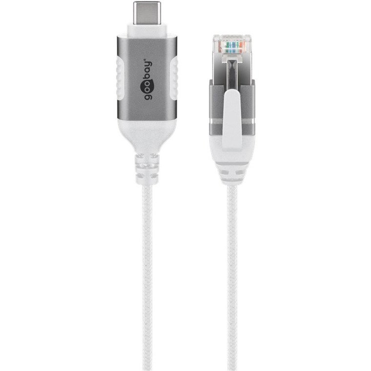 goobay Ethernet-Adapterkabel USB-C 3.2 Gen2 > RJ-45 Blanco - Imagen 2