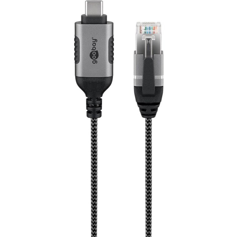 goobay Ethernet-Adapterkabel USB-C 3.2 Gen2 > RJ-45 Negro - Imagen 2