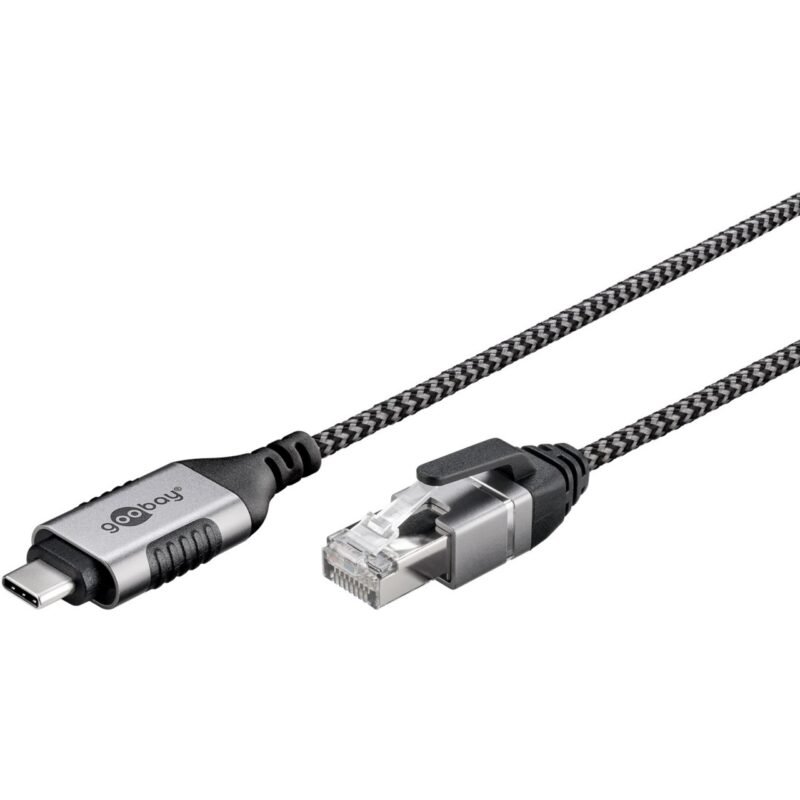 goobay Ethernet-Adapterkabel USB-C 3.2 Gen2 > RJ-45