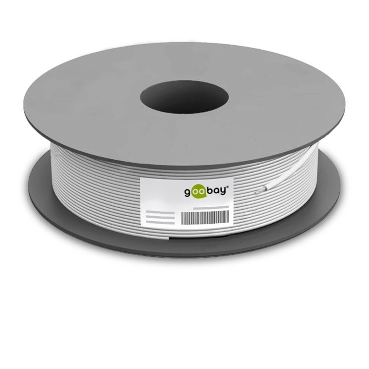 goobay Netzwerkkabel Cat.5e Gris