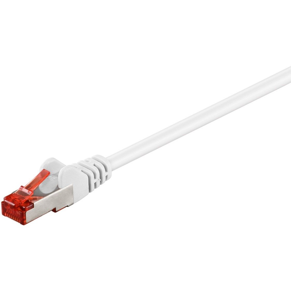goobay Patchkabel RJ45 Cat.6 S/FTP Blanco