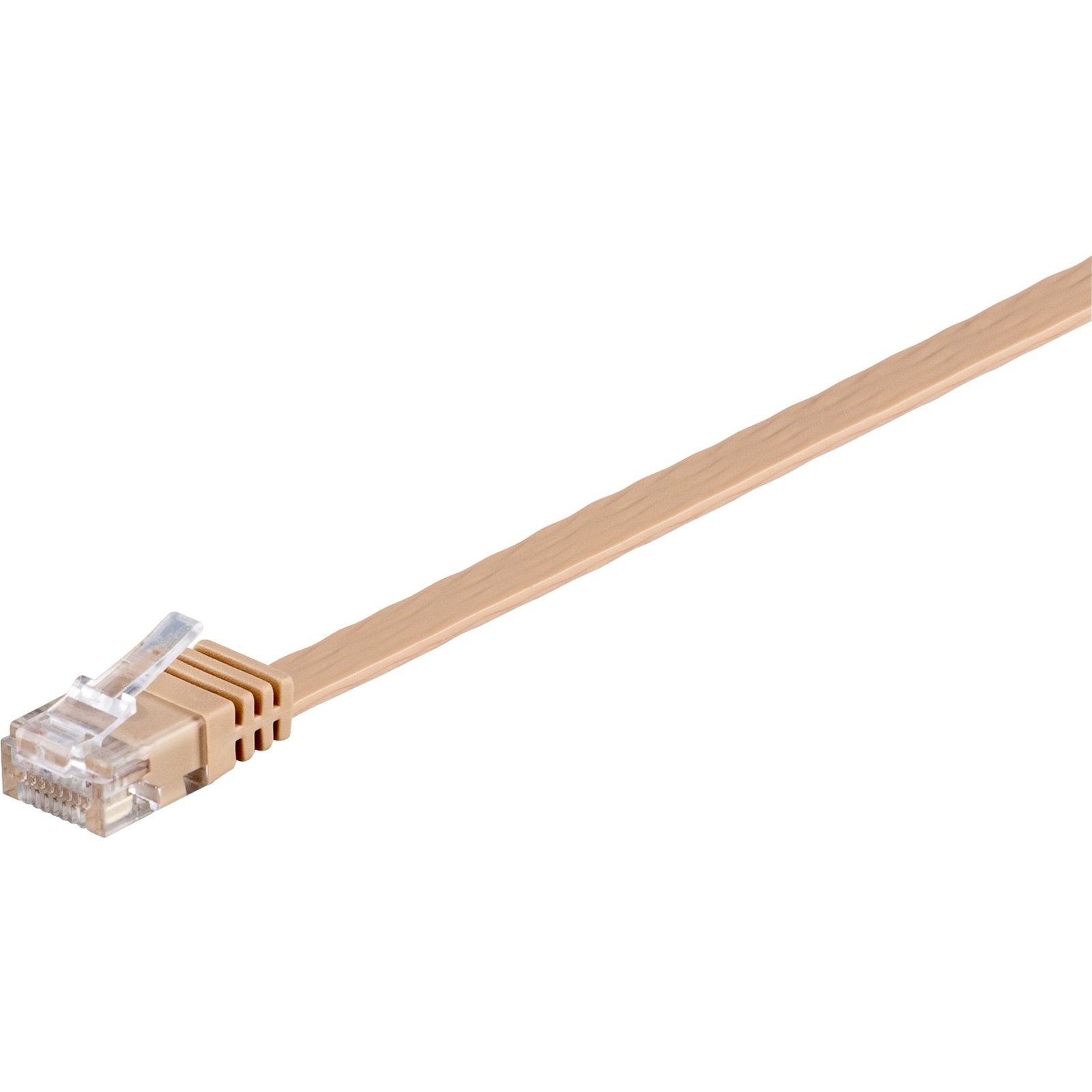 goobay Patchkabel RJ45 Stecker > RJ45 Stecker CAT.6 U/UTP Marron