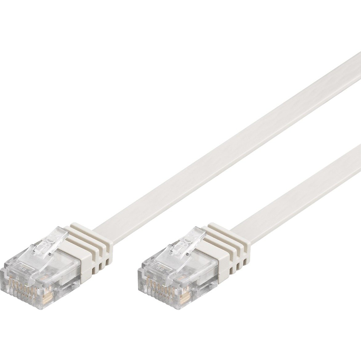 goobay Patchkabel RJ-45 Stecker > RJ-45 Stecker Blanco