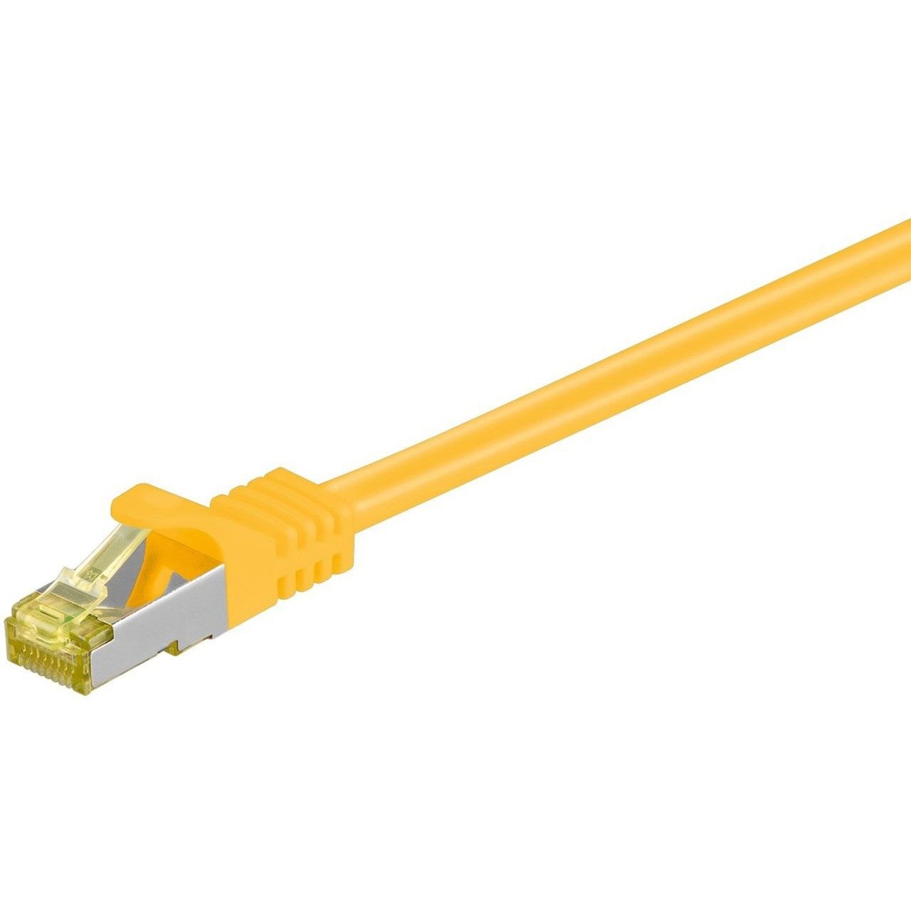 goobay RJ-45 Patchkabel Cat 6.a S/FTP (PIMF) Amarillo