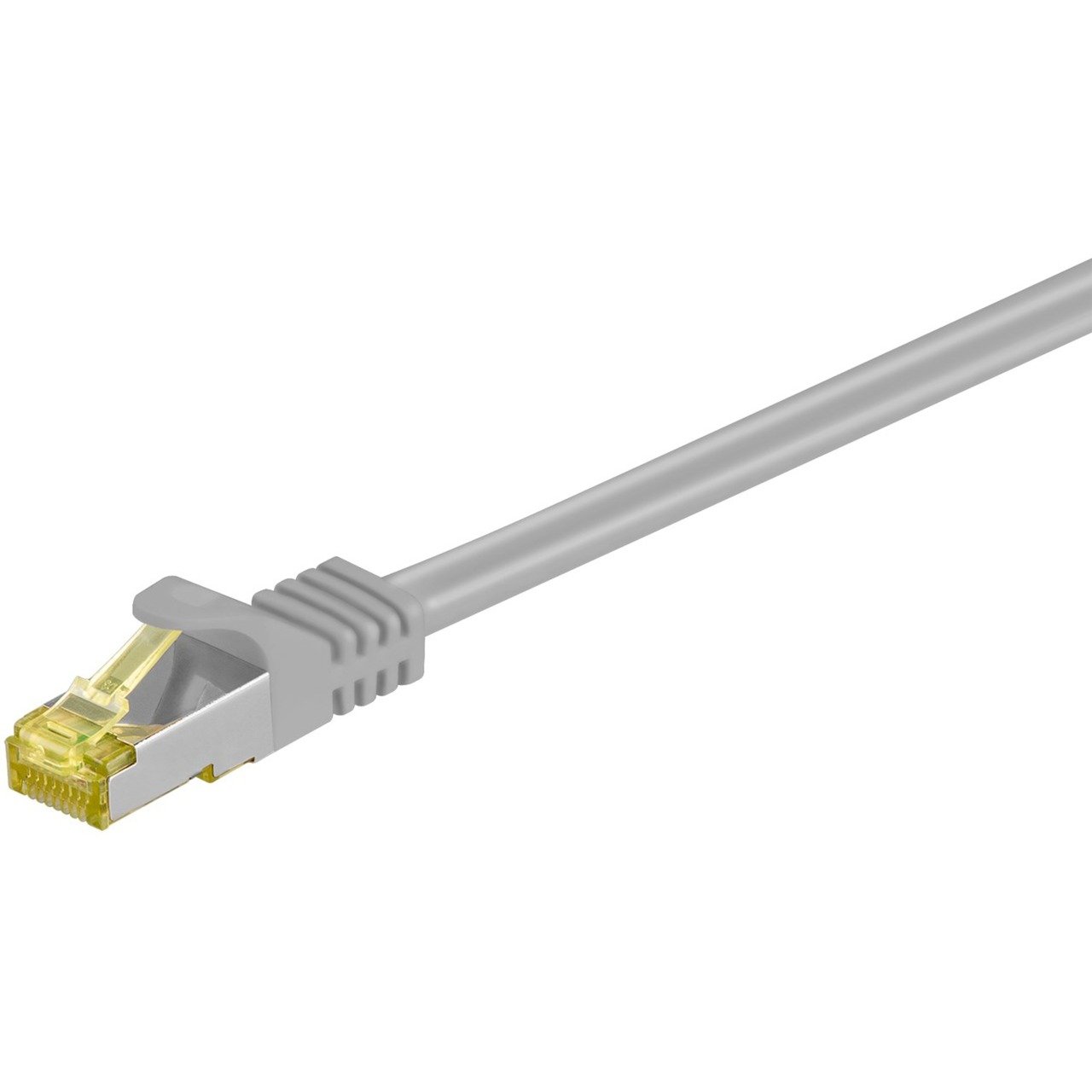 goobay RJ-45 Patchkabel Cat 6.a S/FTP (PiMF) Gris - Imagen 2
