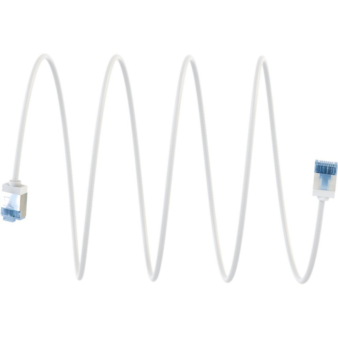 goobay Ultraflexibles Cat.6a Patchkabel slim Blanco - Imagen 3