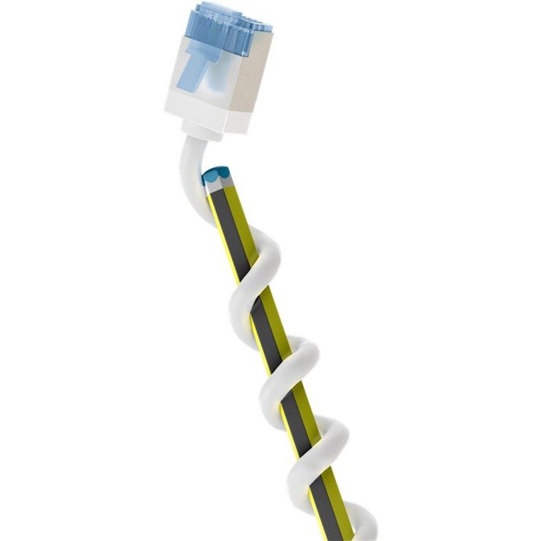 goobay Ultraflexibles Cat.6a Patchkabel slim Blanco - Imagen 4