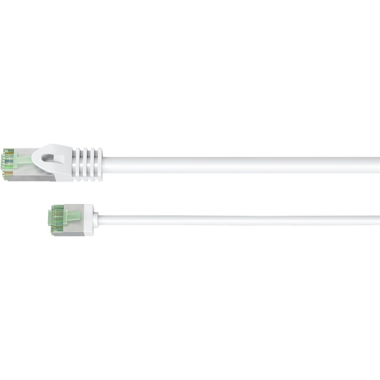 goobay Ultraflexibles Cat.8.1 Patchkabel slim Blanco - Imagen 2