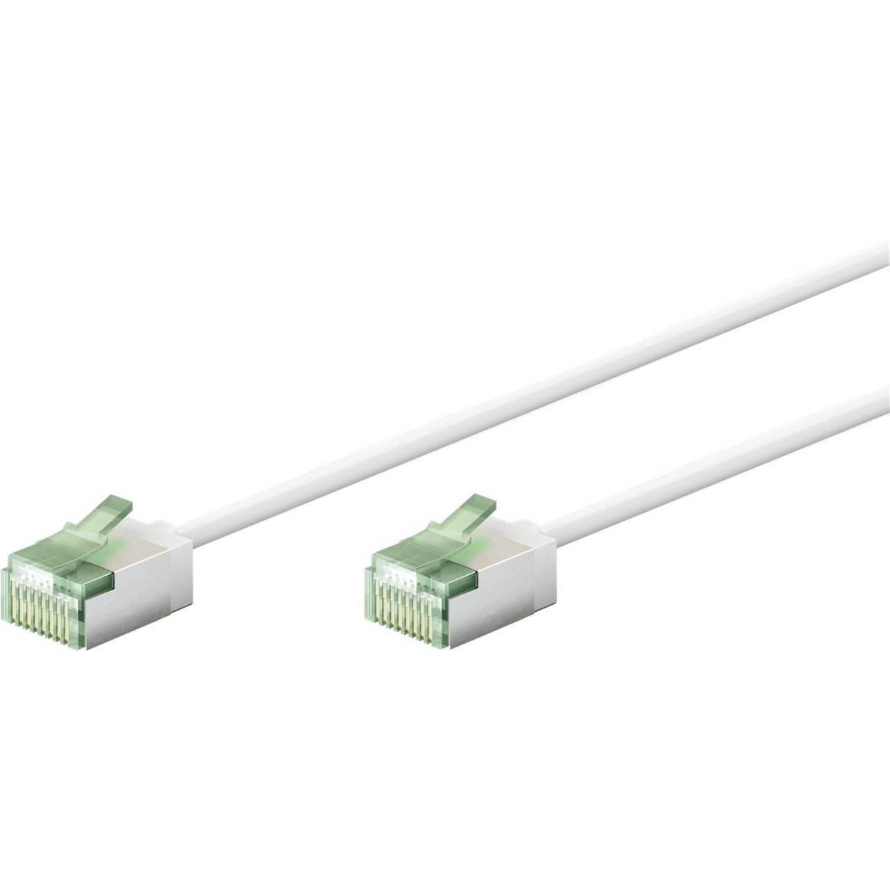 goobay Ultraflexibles Cat.8.1 Patchkabel slim Blanco