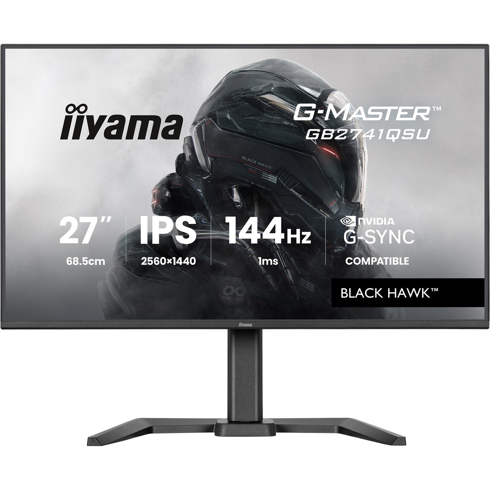 iiyama G-Master GB2741QSU-B1 Black Hawk Negro - Imagen 2