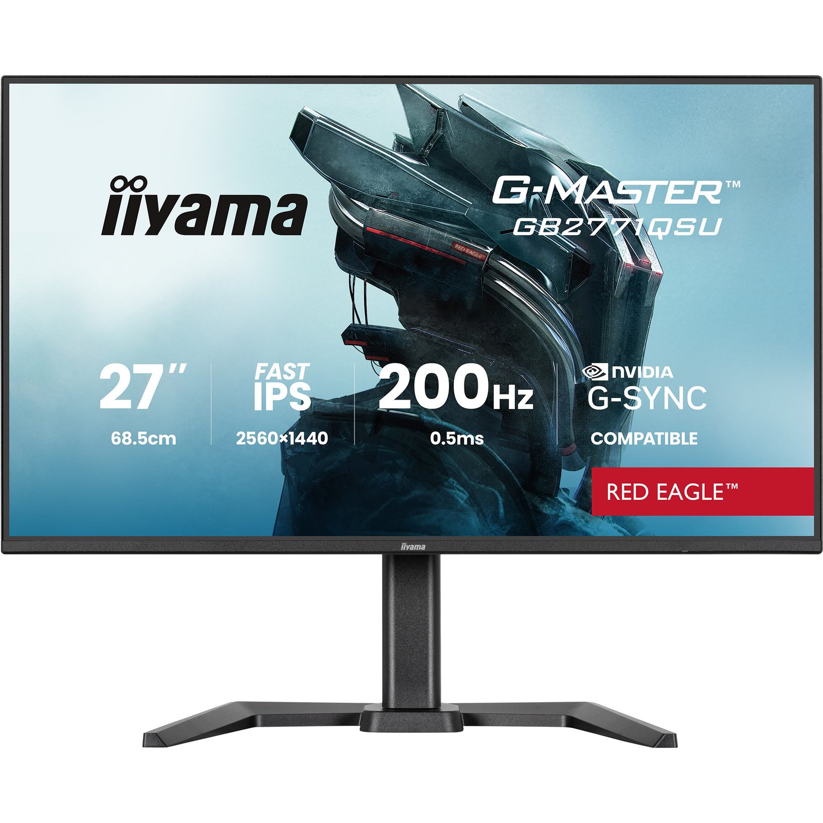 iiyama G-Master GB2771QSU-B1 Red Eagle Negro - Imagen 2