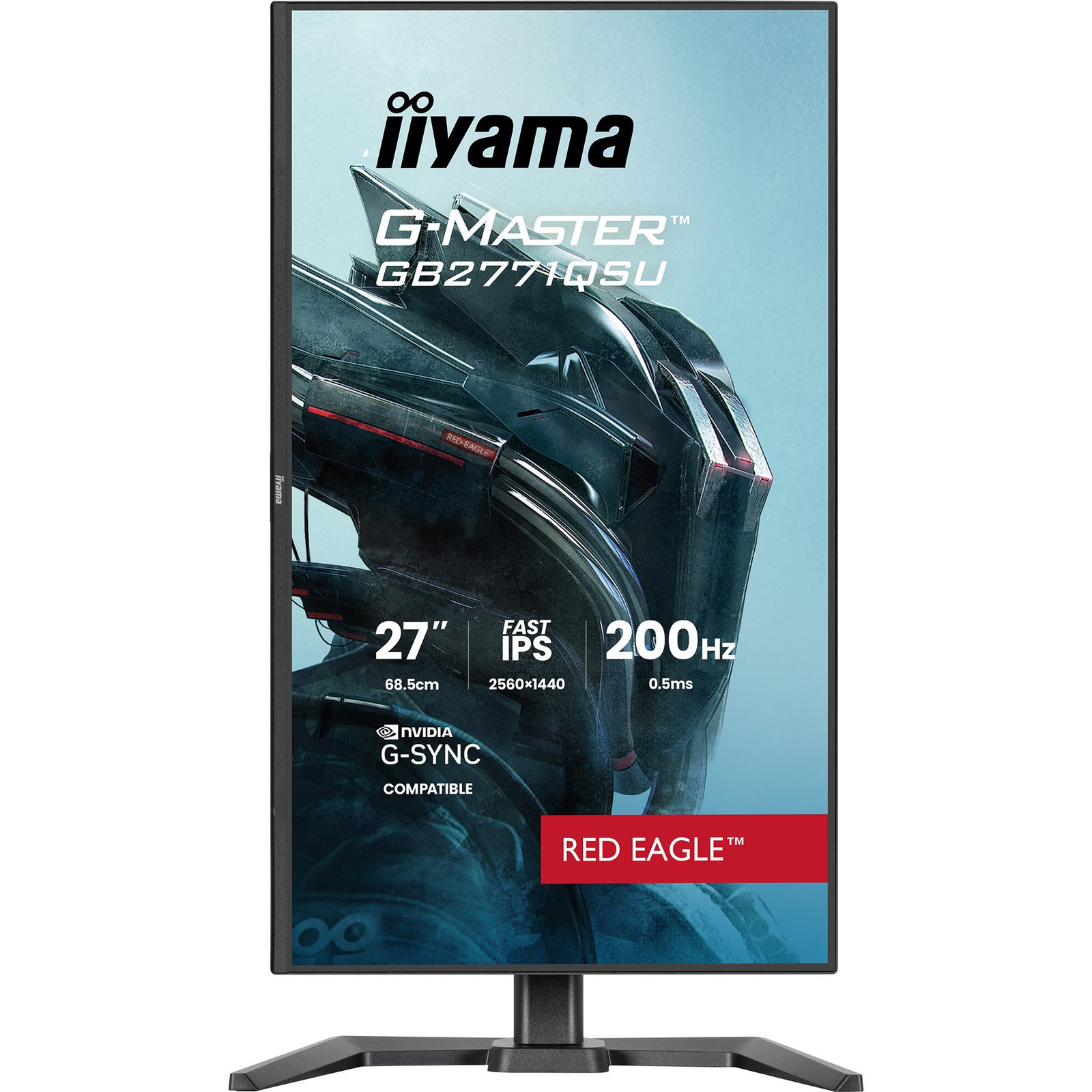 iiyama G-Master GB2771QSU-B1 Red Eagle Negro - Imagen 3