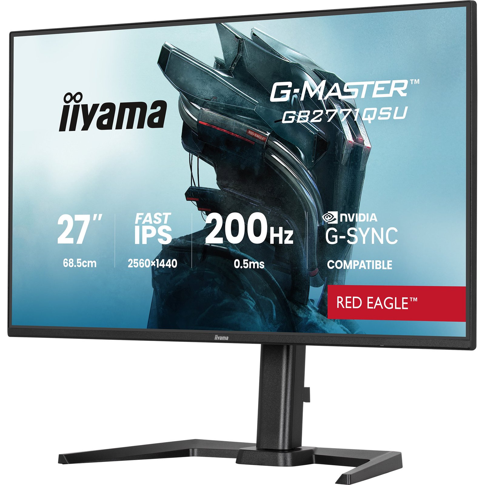 iiyama G-Master GB2771QSU-B1 Red Eagle Negro - Imagen 4