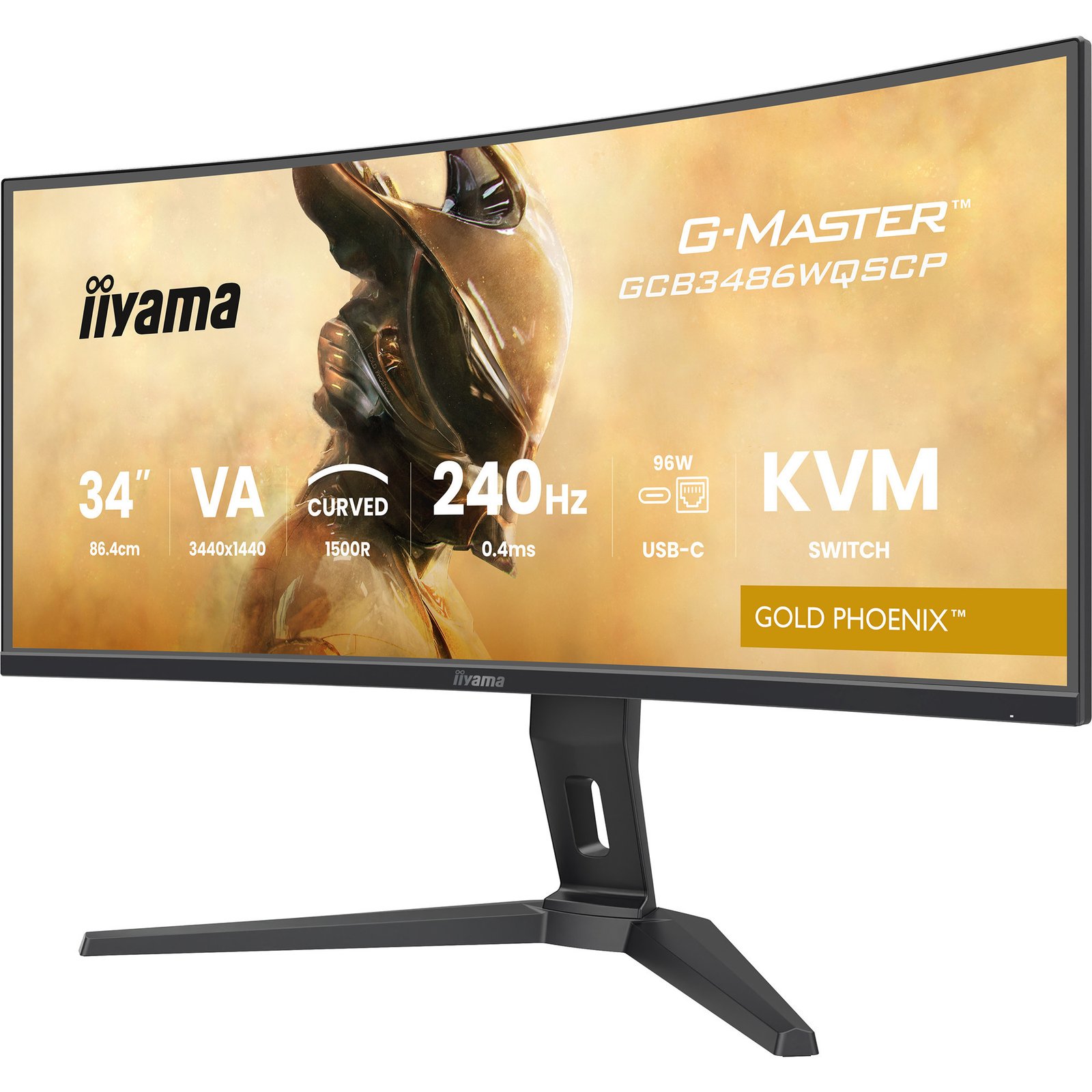 iiyama G-Master GCB3486WQSCP-B1 GOLD PHOENIX Negro - Imagen 3