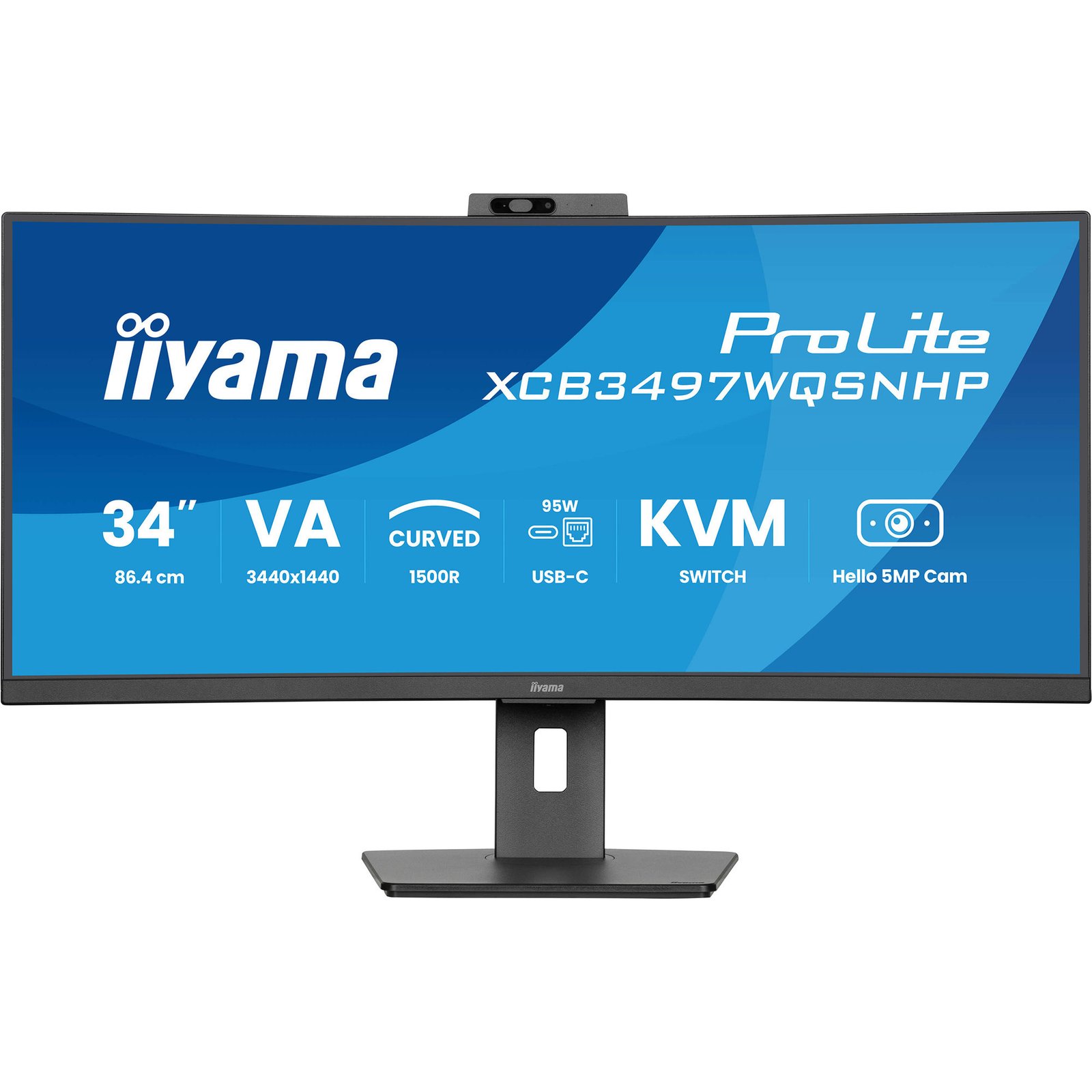 iiyama ProLite XCB3497WQSNPH-B1 Negro - Imagen 2
