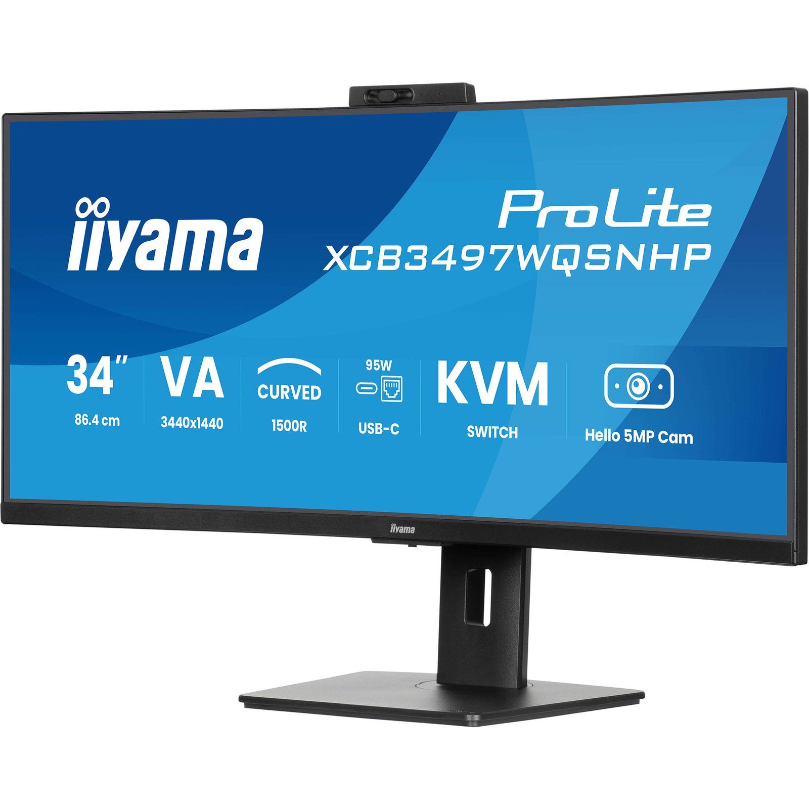 iiyama ProLite XCB3497WQSNPH-B1 Negro - Imagen 3