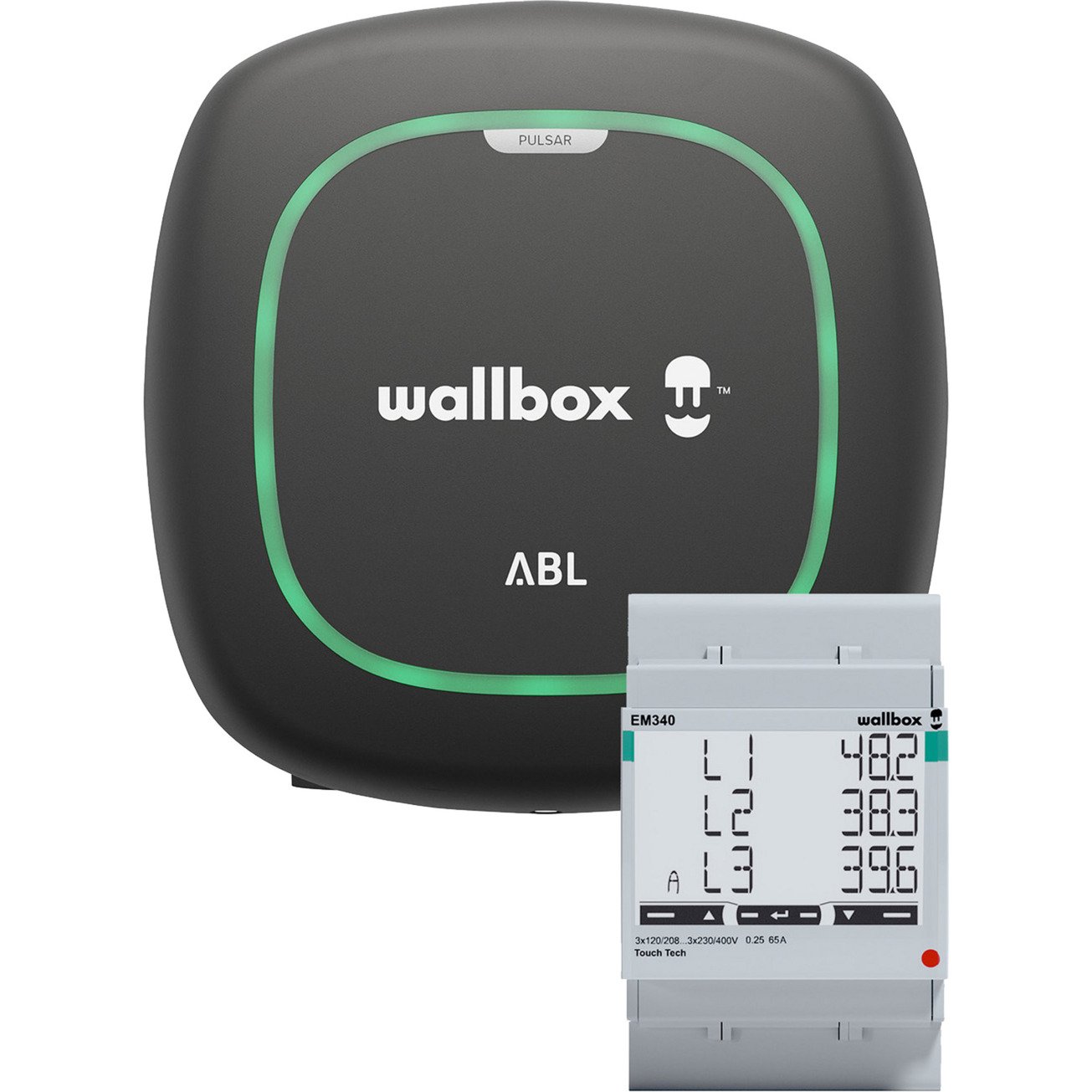 ABL E-Mobility Wallbox Pulsar Solar Bundle 11kW Negro