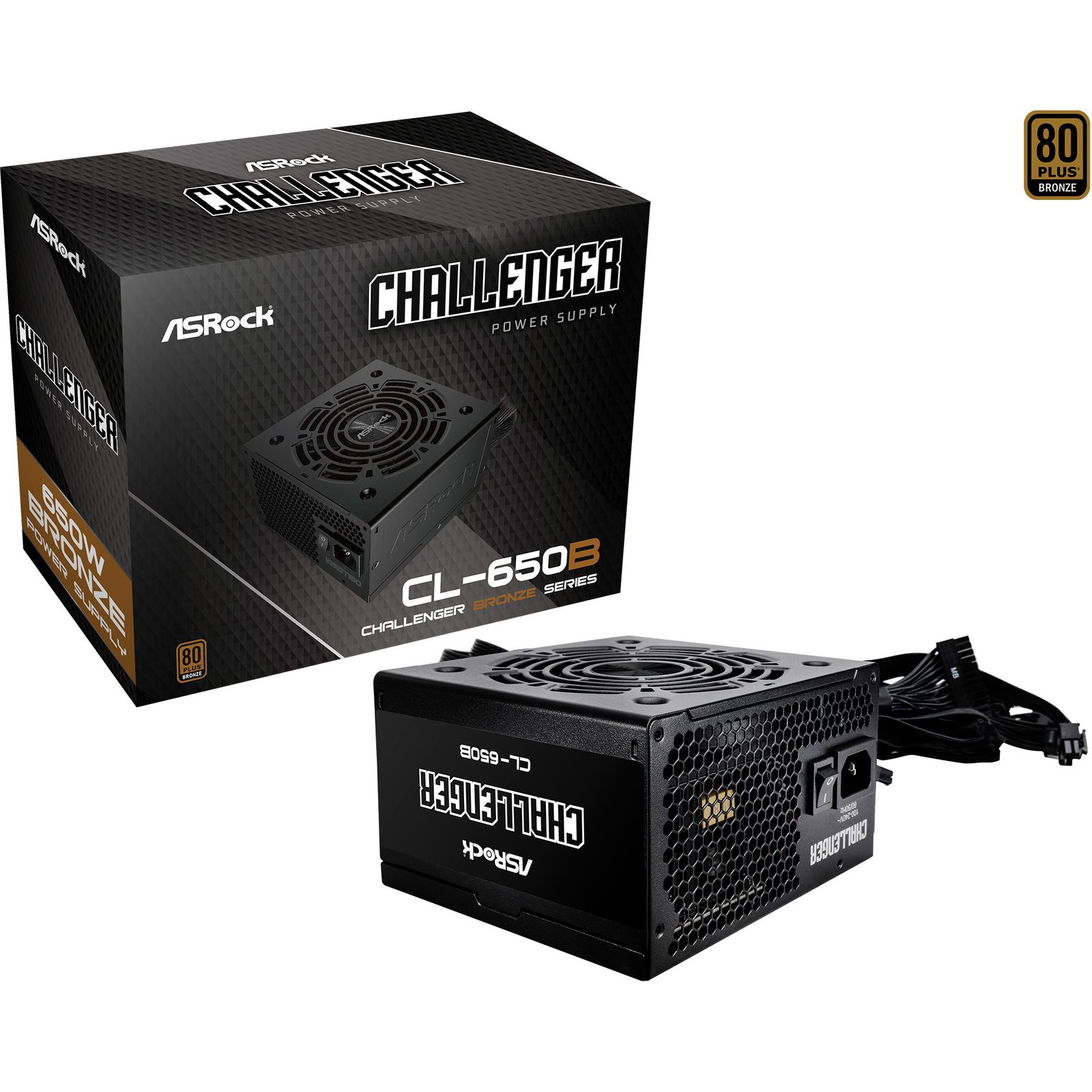 ASRock Challenger CL-650B 650W Negro