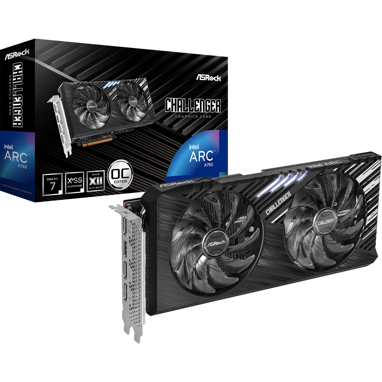 ASRock Intel Arc A750 Challenger SE OC, 8 GB