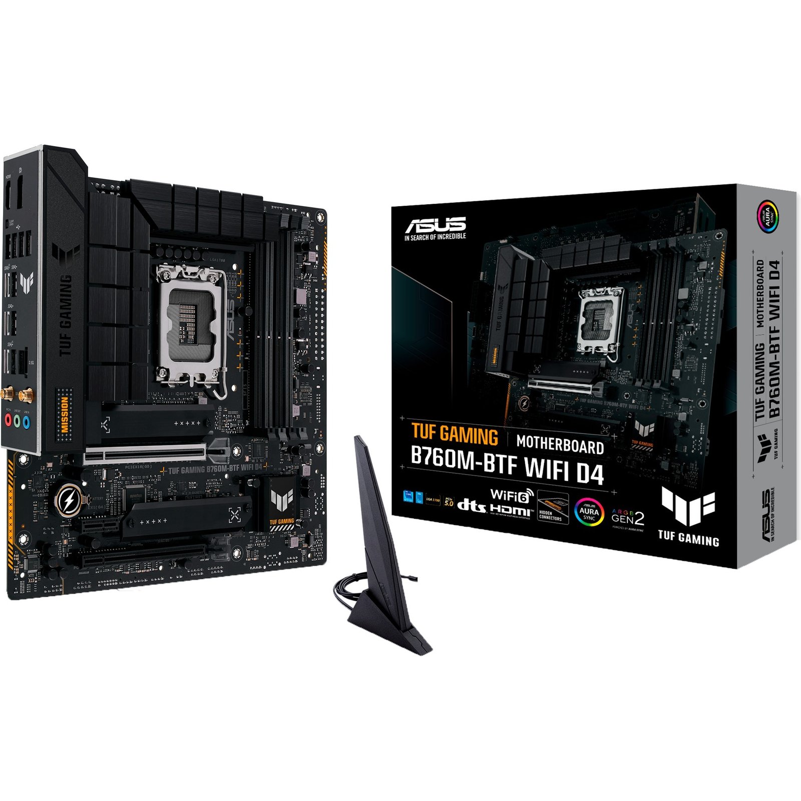 ASUS GAMING B760M-BTF WIFI D4 Negro