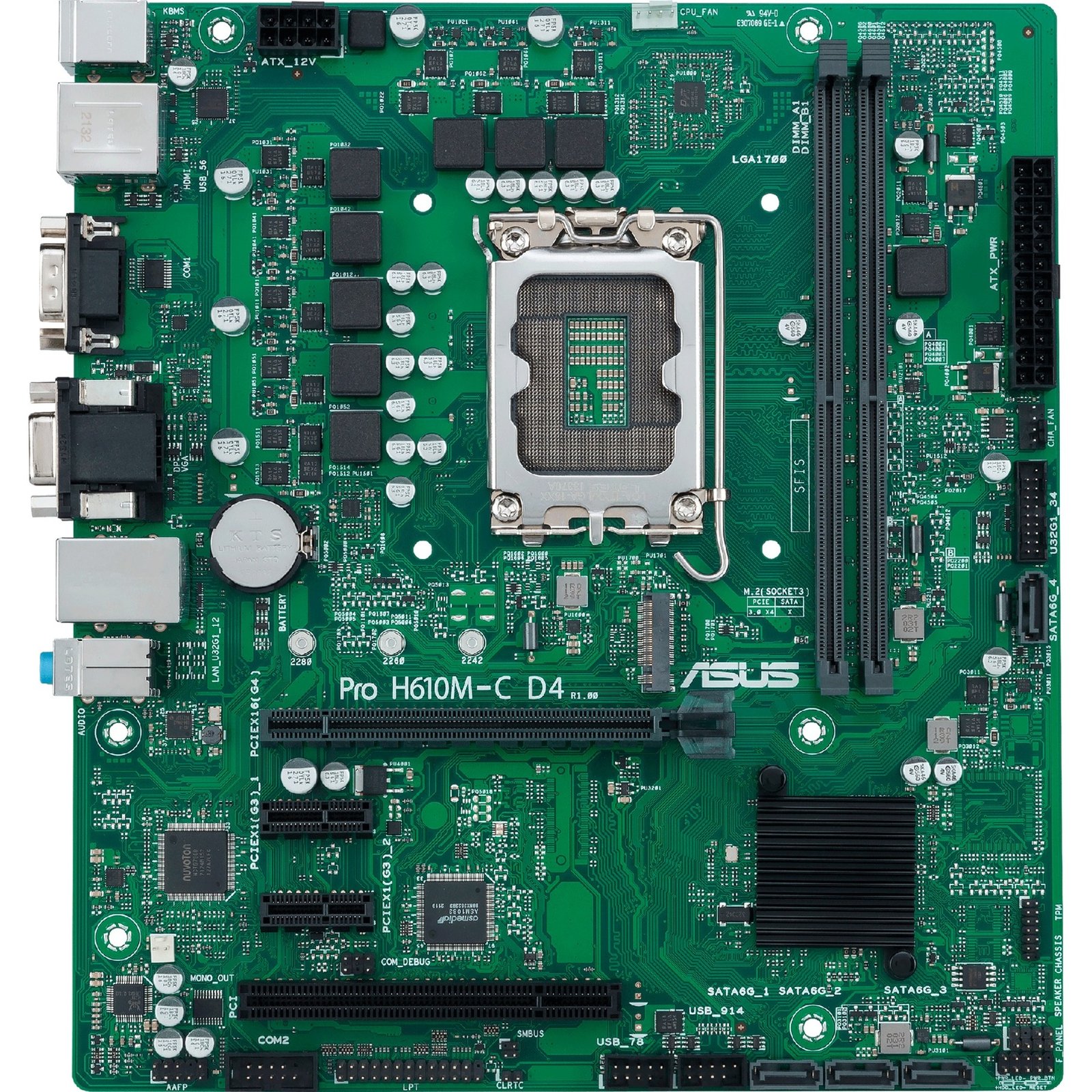 ASUS PRO H610M-C D4-CSM - Imagen 2