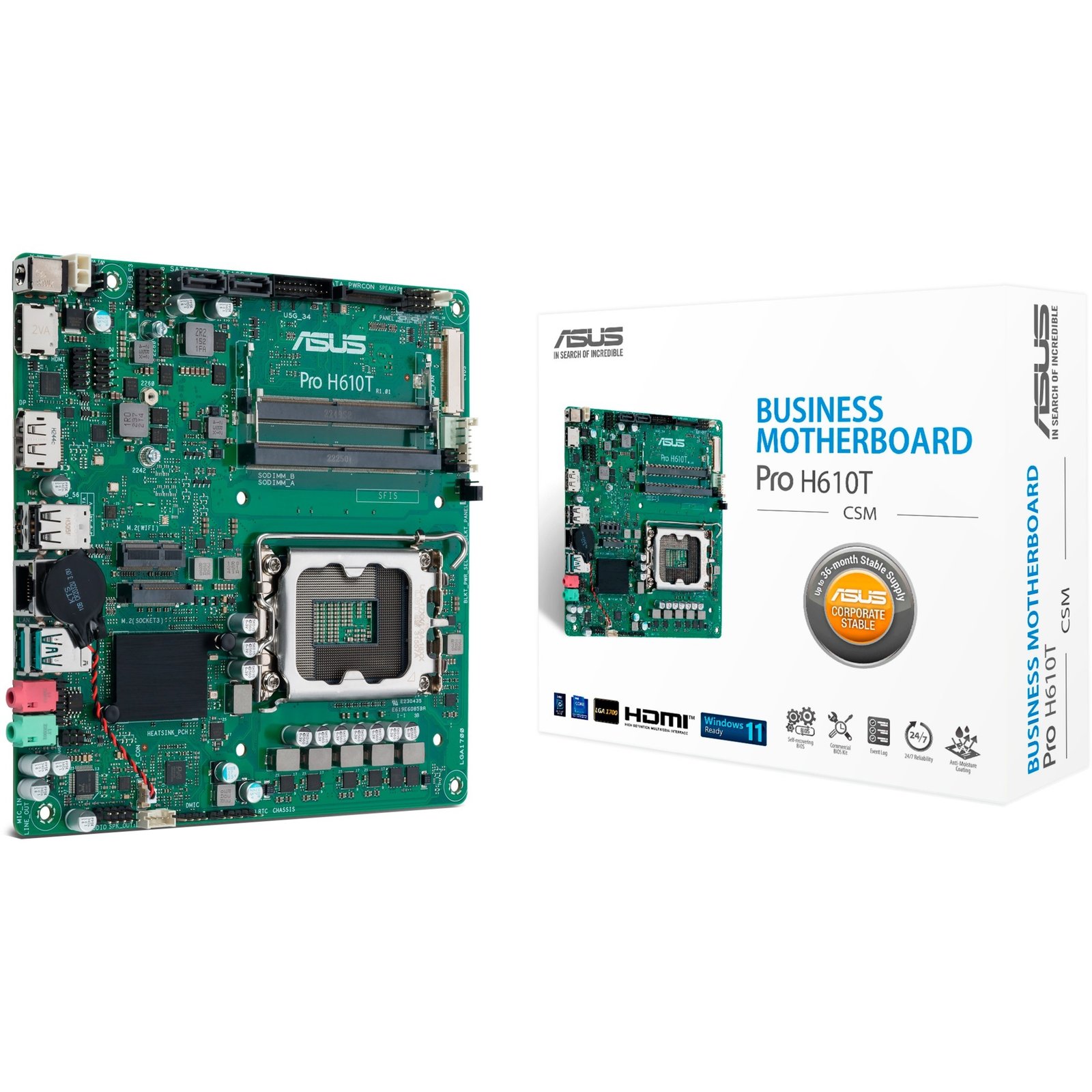 ASUS PRO H610T-CSM