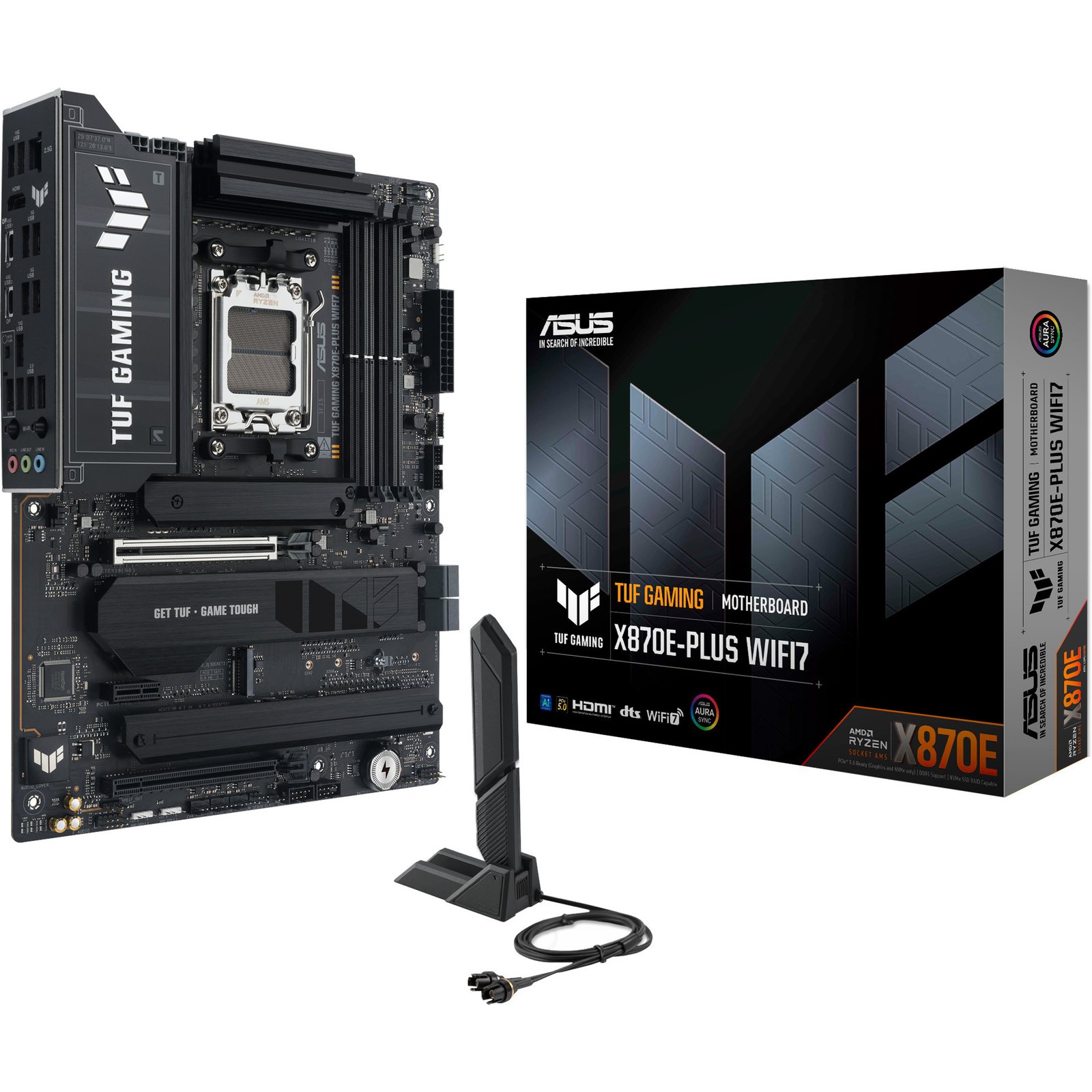 ASUS TUF GAMING X870E-PLUS WIFI7 Negro