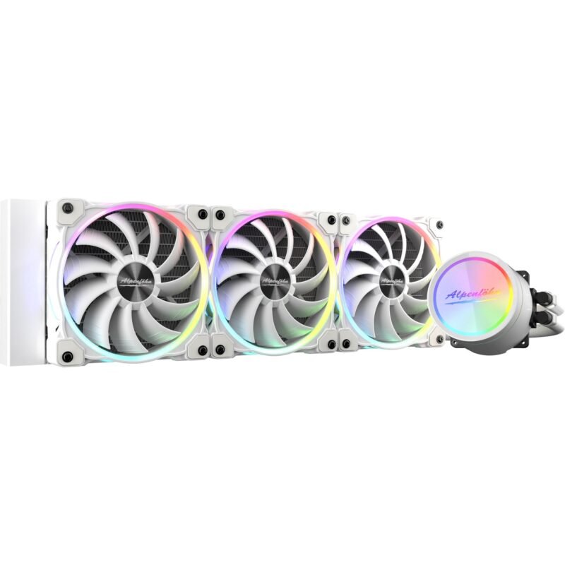 Alpenföhn Gletscherwasser 360 White RGB 360mm Blanco