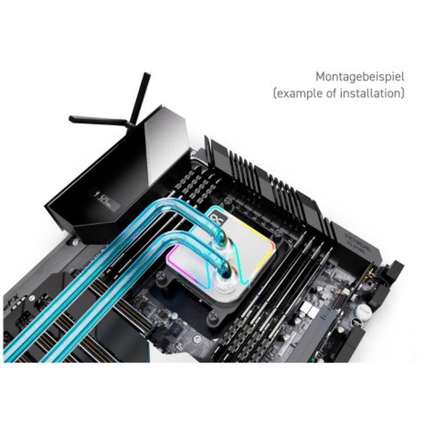 Alphacool Core 1 Aurora Silver Plata - Imagen 5