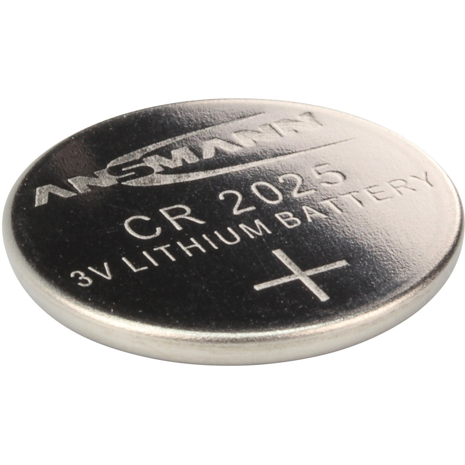 Ansmann Lithium Knopfzelle CR-2025 Plata