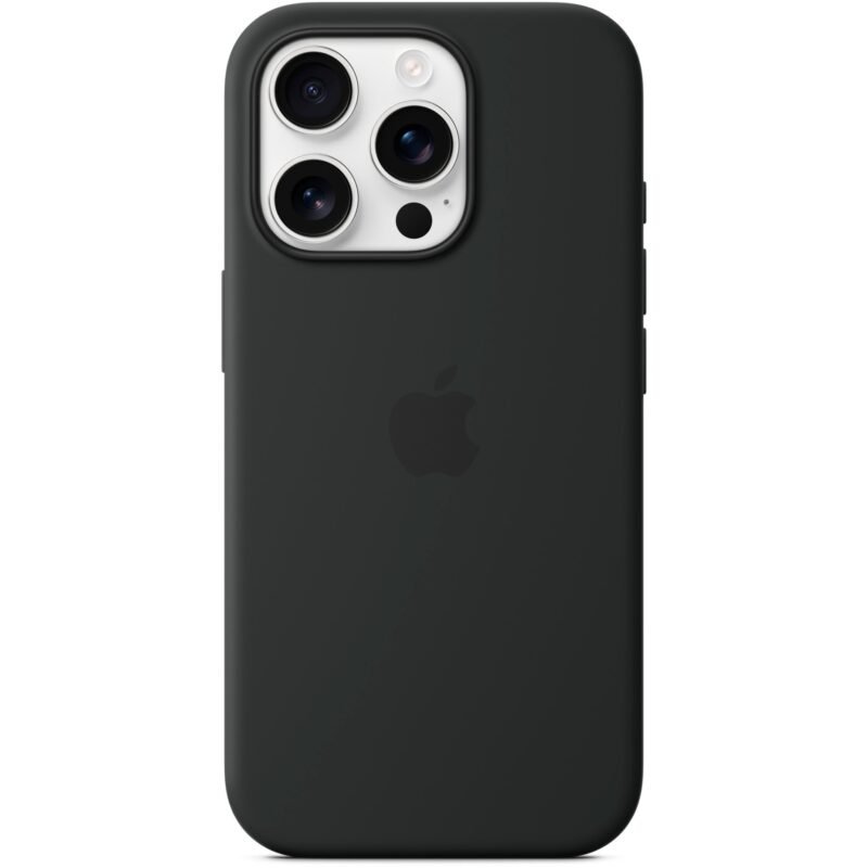 Apple Silikon Case con MagSafe Negro