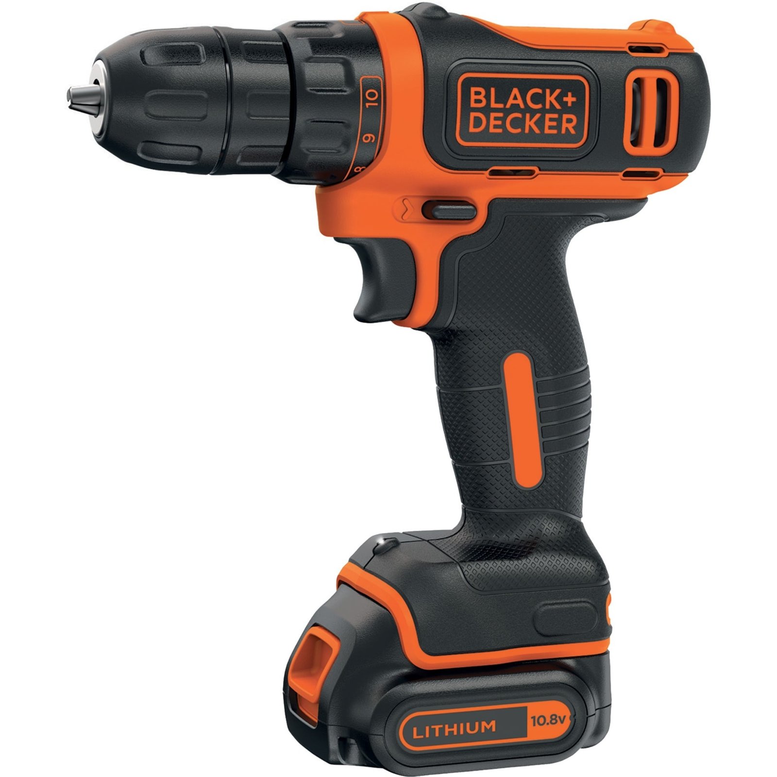 BLACK+DECKER Akku-Bohrschrauber BDCDD12 Negro