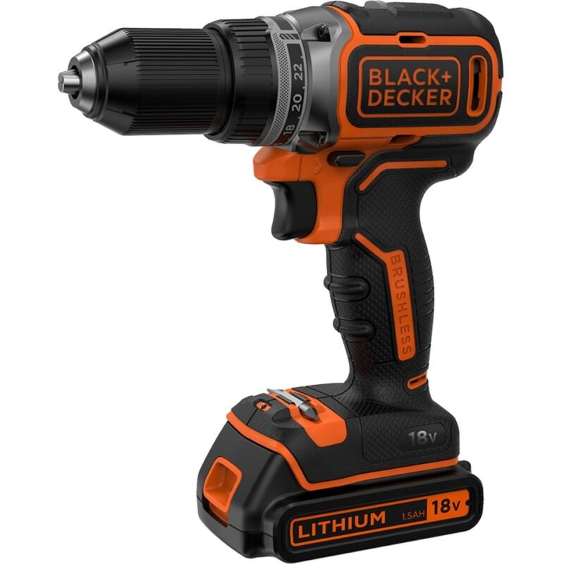 BLACK+DECKER Akku-Bohrschrauber BL186K Negro